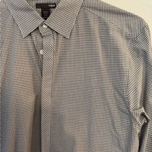 Men's Grey Checkered Shirt